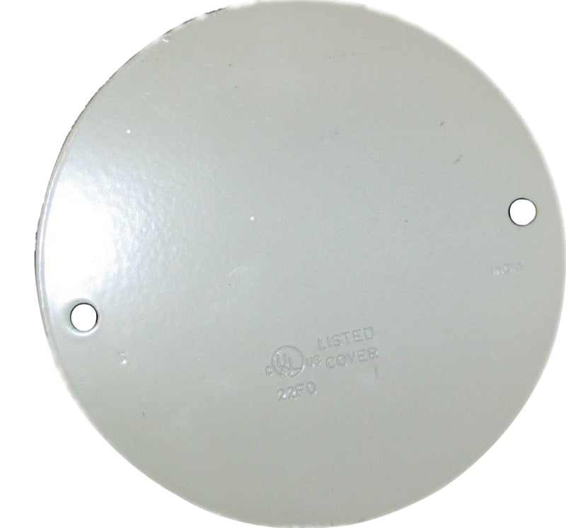 TEDDICO/BWF BWF CC-4WV Ceiling Outlet Cover, 5 in Dia, Round, Aluminum, White, 50/PK, Powder-Coated ELECTRICAL TEDDICO/BWF