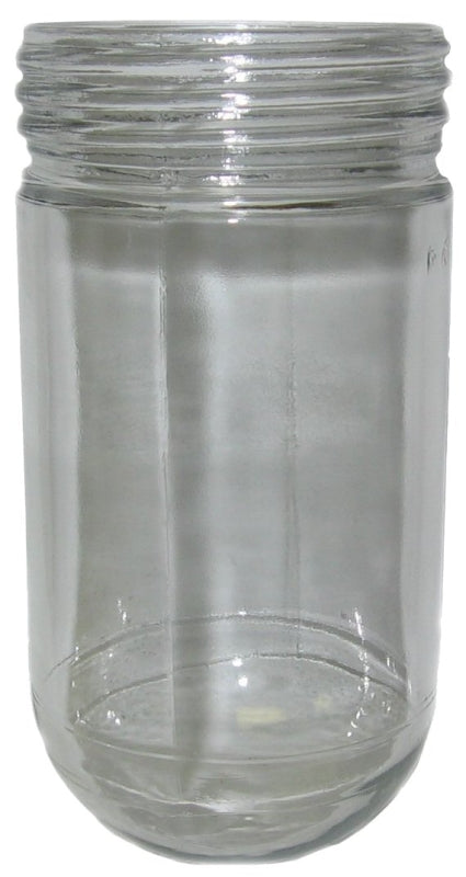 TEDDICO/BWF Teddico/Bwf G-7 Replacement Globe, 7 in Dia, Round, Glass, Clear, Powder-Coated