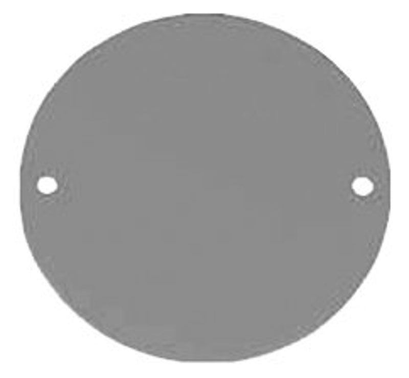 TEDDICO/BWF BWF RBCV Cover, 4 in Dia, Round, Aluminum, Gray, Powder-Coated ELECTRICAL TEDDICO/BWF