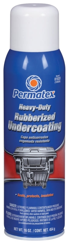 PERMATEX Permatex 81833 Rubberized Spray Coating, Heavy-Duty, 20 oz, Can AUTOMOTIVE PERMATEX