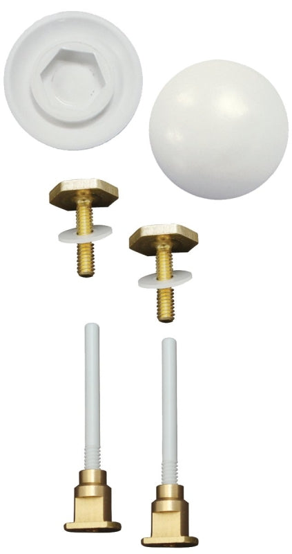 KEENEY Keeney K835-171 EZ Install Cap and Bolt Set, White