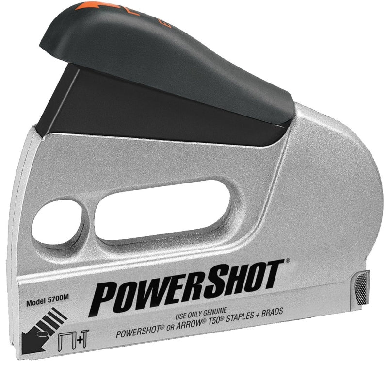 ARROW Arrow PowerShot Series 5700 Staple Gun and Nailer, T50 Staple, 1/4 to 9/16 in L Leg, Aluminum Staple