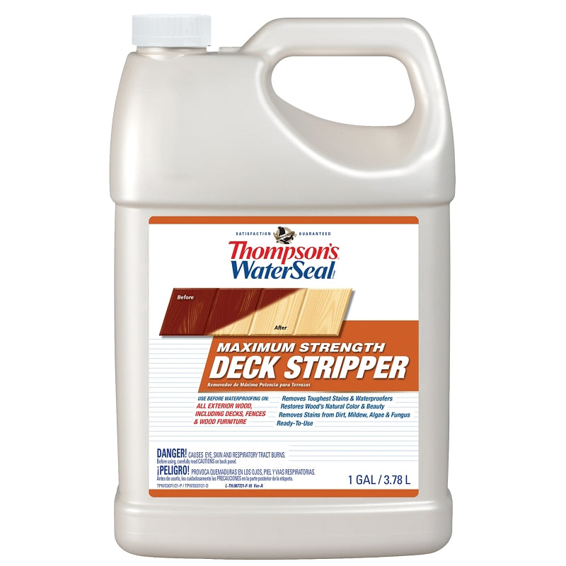 THOMPSON'S WATERSEAL Thompson's WaterSeal TH.087721-16 Ready-To-Use Deck Stripper, 1 gal PAINT THOMPSON'S WATERSEAL