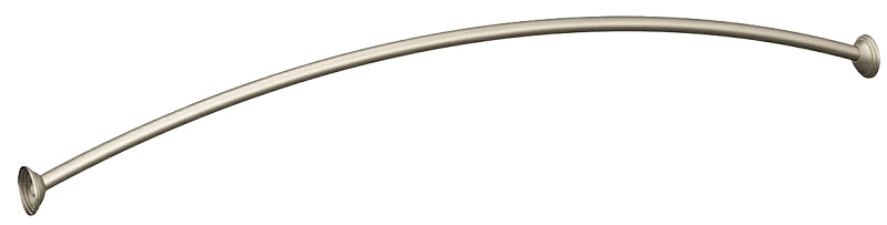 MOEN Moen DN2160BN Shower Rod, 54 to 72 in L Adjustable, 1 in Dia Rod, Stainless Steel