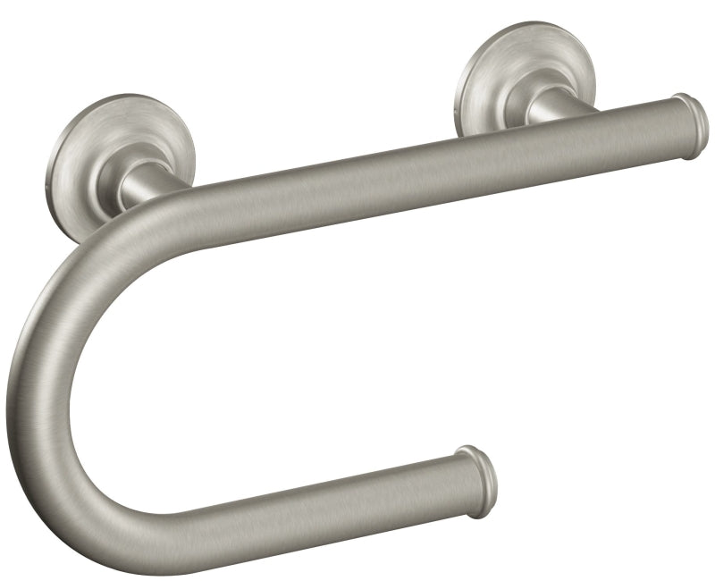 MOEN Moen LR2352DBN Grab Bar, 8 in L Bar, 250 lb, Stainless Steel, Nickel