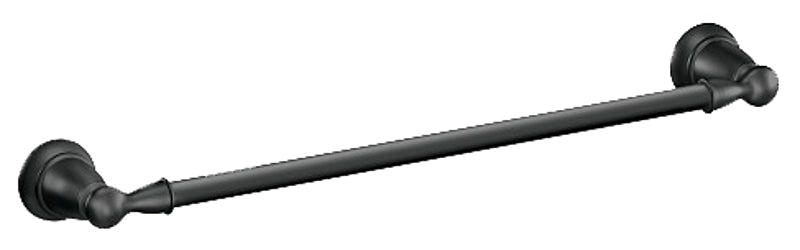 MOEN Moen Banbury Y2618BL Towel Bar, 18 in L Rod, Zinc, Matte, Wall Mounting PLUMBING, HEATING & VENTILATION MOEN