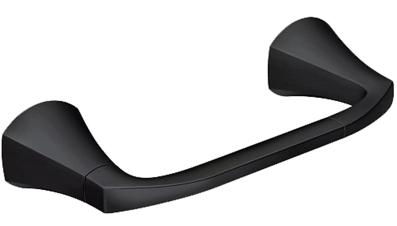 MOEN Moen Lindor Series MY8708BL Pivoting Paper Holder, Zinc, Black, Matte, Wall Mounting