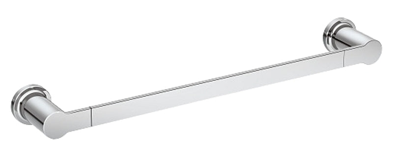 MOEN Moen Rinza Y1118CH Towel Bar, 18 in L Rod, Zinc, Chrome, Wall Mounting HOUSEWARES MOEN