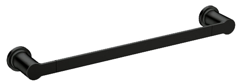 MOEN Moen RINZA Series Y1124BL Towel Bar, 24 in L Rod, Zinc, Matte, Wall Mounting HOUSEWARES MOEN