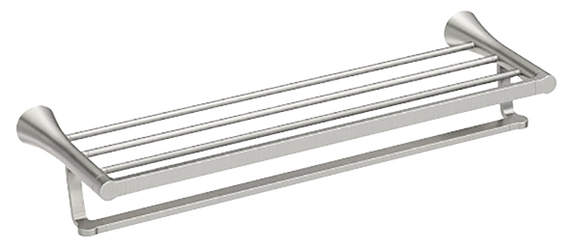 MOEN Moen Mikah Series Y0794BN Towel Shelf, Zinc, Brushed Nickel