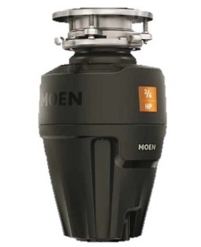 MOEN Moen EX Prep Series EX50C Garbage Disposal, 30.8 oz Grinding Chamber, 1/2 hp Motor, 115 V, Stainless Steel PLUMBING, HEATING & VENTILATION MOEN