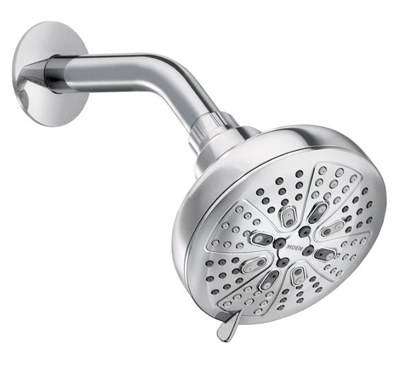 MOEN Moen Hydro Energetix 200W0 Showerhead, Round, 1.75 gpm, 1/2 in Connection, IPS, 8-Spray Function, Chrome PLUMBING, HEATING & VENTILATION MOEN