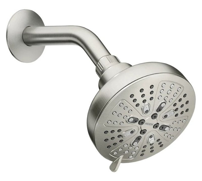 MOEN Moen Hydro Energetix Series 200W0SRN Spray Head, Round, 1.75 gpm, 1/2 in Connection, IPS, 8-Spray Function, Plastic PLUMBING, HEATING & VENTILATION MOEN