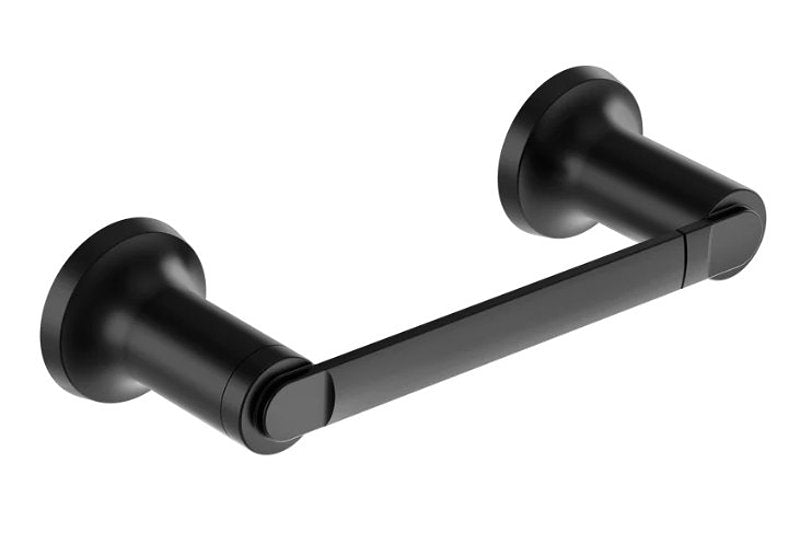 MOEN Moen Zyla Series Y1608BL Pivoting Paper Holder, Zinc, Matte Black, Wall