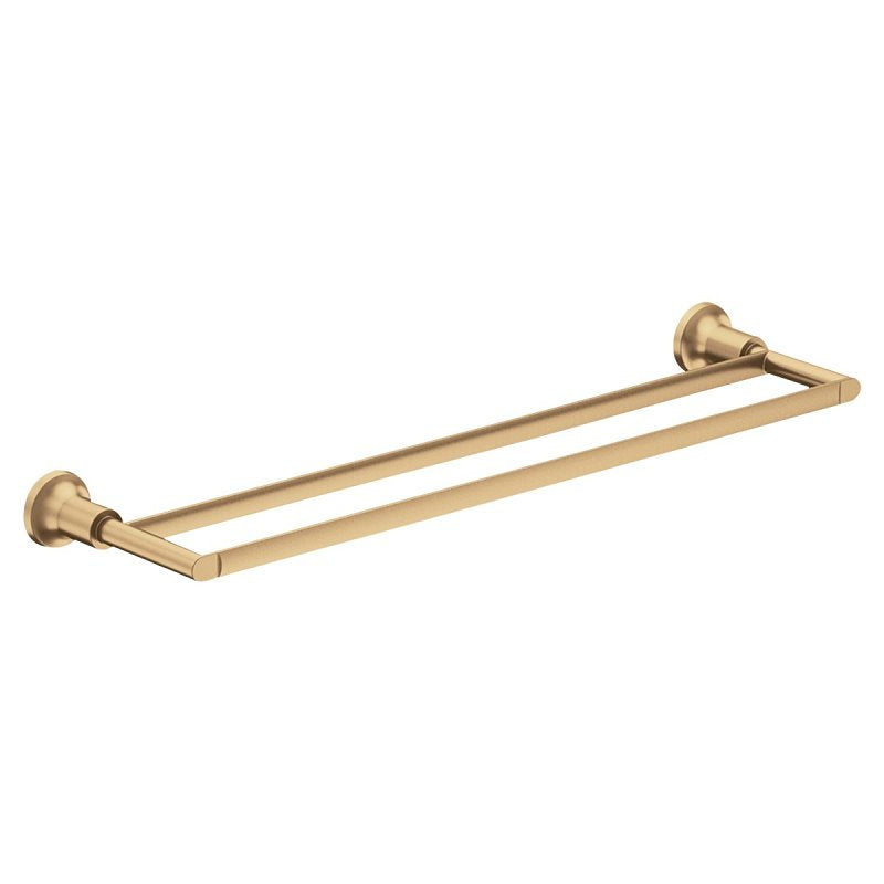 MOEN Moen Zyla Series Y1622BZG Double Towel Bar, 24 in L Rod, Zinc, Bronze, Wall PLUMBING, HEATING & VENTILATION MOEN