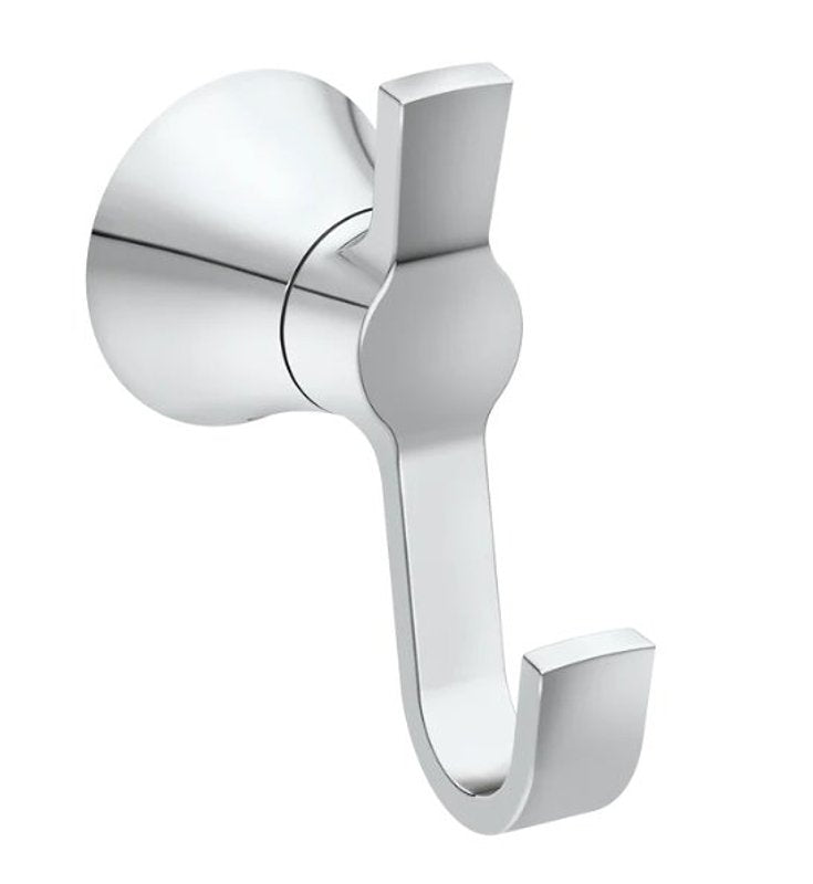 MOEN Moen Mikah Series Y0703CH Robe Hook, Zinc, Chrome, Wall HARDWARE & FARM SUPPLIES MOEN