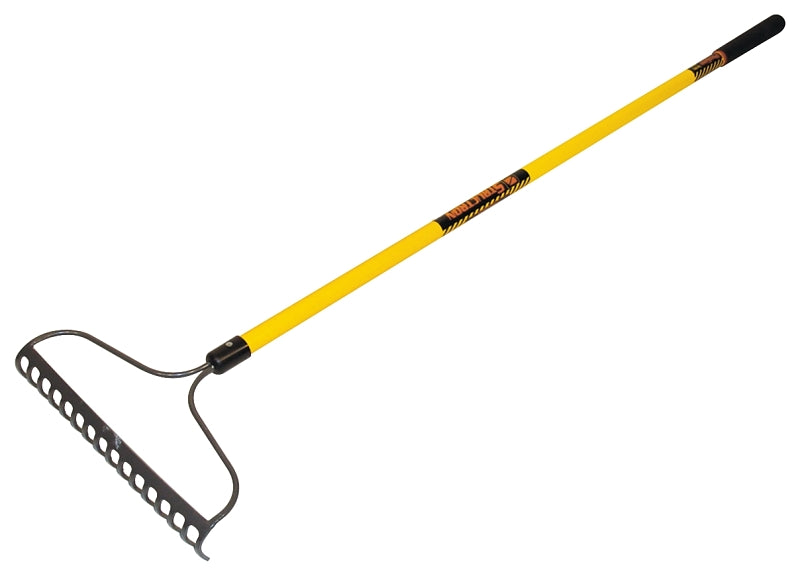SEYMOUR Structron S800 SuperDuty Series 42366 Bow Rake, 3 in L Head, 16 in W Head, 16 -Tine, Steel Tine, Steel Head LAWN & GARDEN SEYMOUR