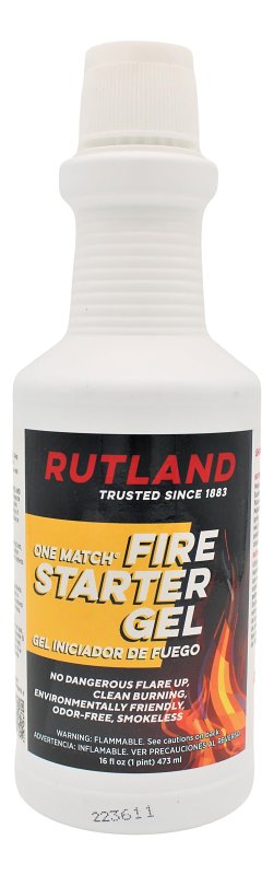 SELKIRK Rutland 49 Fire Starter Gel, 16 oz Starter Weight