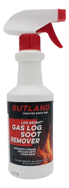 SELKIRK Rutland Log Bright 570-6 Gas Log Soot Remover, Liquid, Clear, 16 oz, Bottle CLEANING & JANITORIAL SUPPLIES SELKIRK