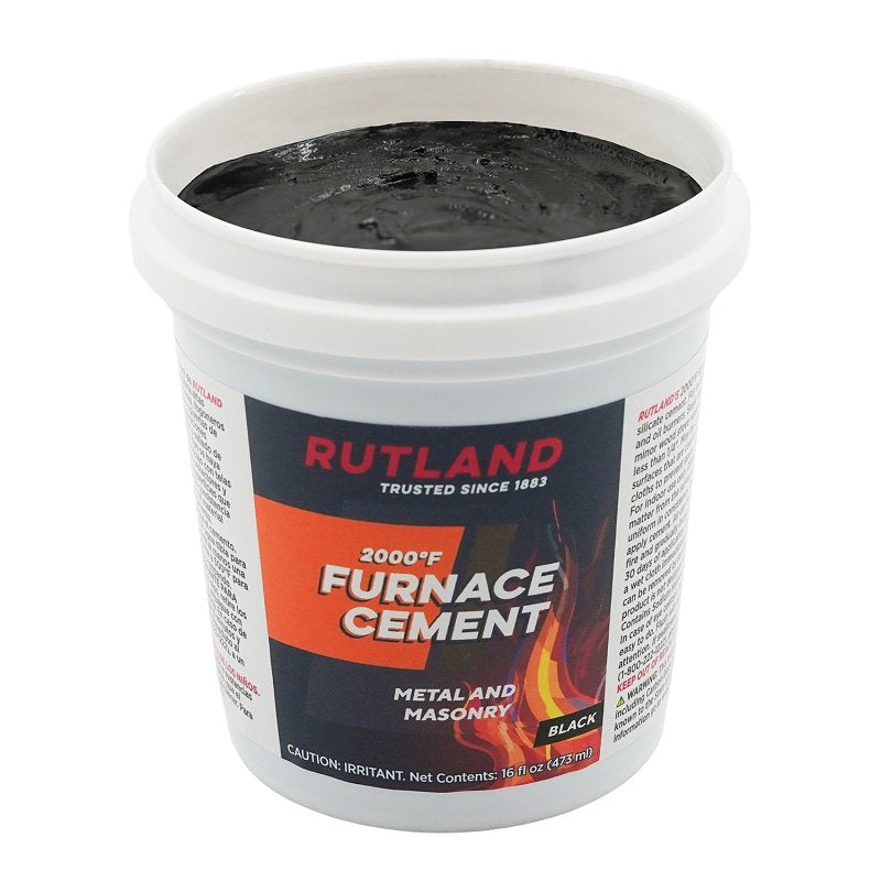 SELKIRK Rutland 64 Furnace Cement, 16 fl-oz, Tub