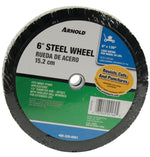 ARNOLD Arnold 490-320-0001 Tread Wheel, Specifications: 1-3/8 in L Hub, Steel