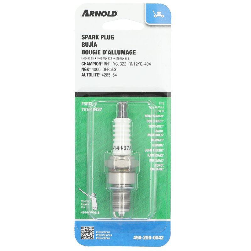 ARNOLD Arnold 490-250-0042 Spark Plug, Nickel