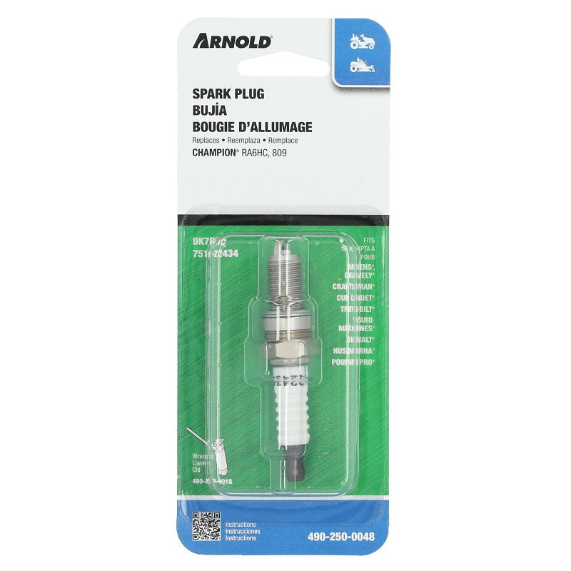 ARNOLD Arnold 490-250-0048 Spark Plug, Nickel