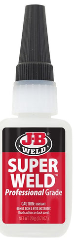 J-B WELD J-B Weld 33120 Super Glue, Liquid, Clear, 20 g, Bottle