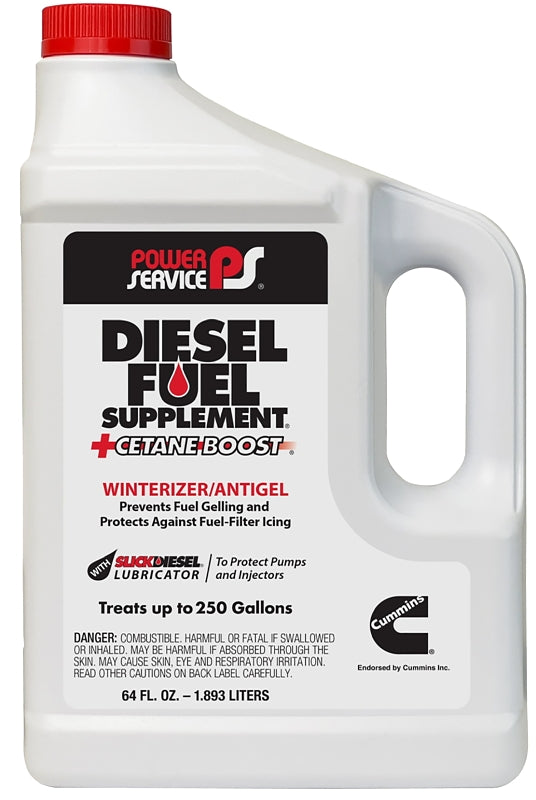 POWER SERVICE Power Service 1064-06 Diesel Supplement Plus Cetane Boost, 64 oz AUTOMOTIVE POWER SERVICE