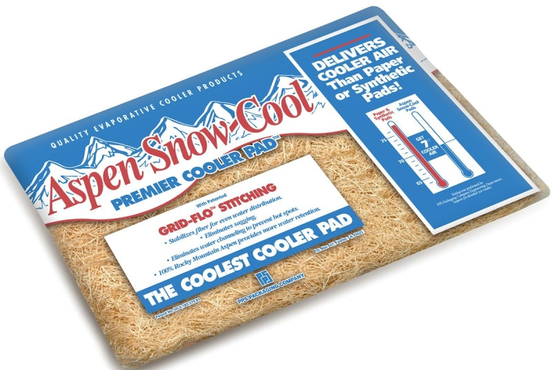 DIAL Dial PIP24 Cooler Pad, 33 in L x 36 in W Dimensions, Premier, Fiber, Natural Wood APPLIANCES & ELECTRONICS DIAL
