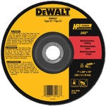 DEWALT DEWALT DW8427 Cutting Wheel, 7 in Dia, 0.045 in Thick, 7/8 in Arbor, Medium, Aluminum Oxide Abrasive TOOLS DEWALT