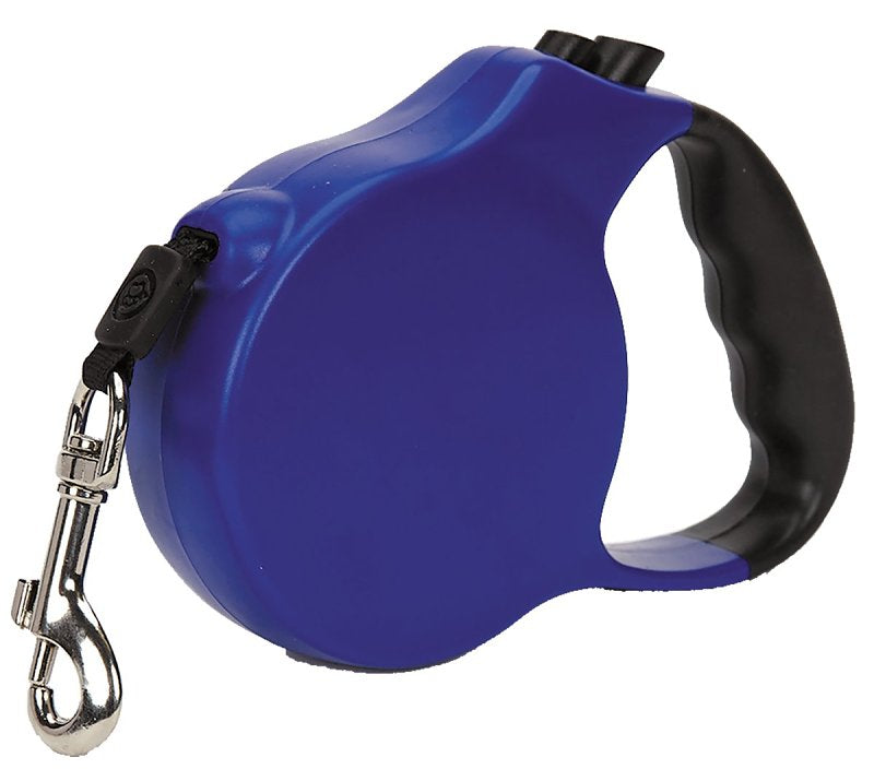 CASUAL CANINE Casual Canine 11610 10 19 Belted Retractable Lead, 10 ft L, Blue, Snap Hook, S HARDWARE & FARM SUPPLIES CASUAL CANINE