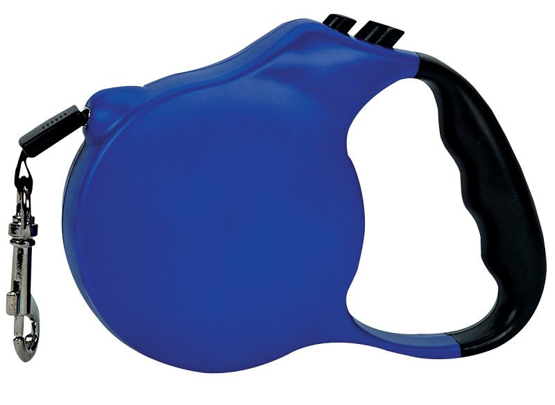 CASUAL CANINE Casual Canine 11611 12 19 Belted Retractable Lead, 12 ft L, Blue, Snap Hook HARDWARE & FARM SUPPLIES CASUAL CANINE