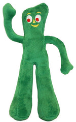 MULTIPET Multipet MP6674 09 Dog Toy, 9 in, Gumby Plush Toy, Cotton/Polyester/Squeaker