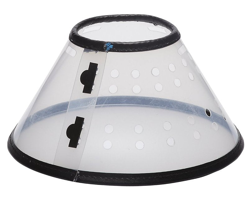 TOTAL PET PetEdge TP7167 XS CL Elizabethan Collar, Fits Neck Size: 5-1/2 to 9-1/2 in, Cat, Dog, Polypropylene Plastic, Clear