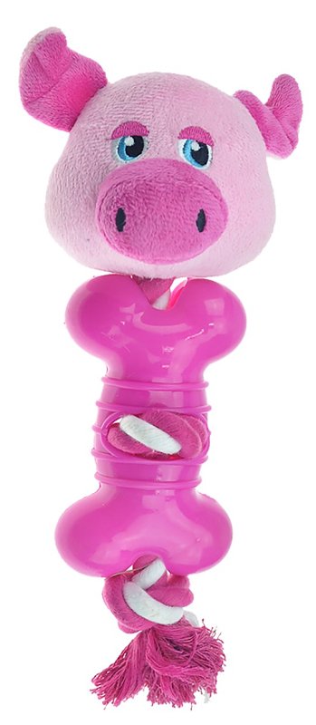 PET PARK BLVD Pet Park Blvd US2216 15 Dog Toy, Ropers Toy, Pig