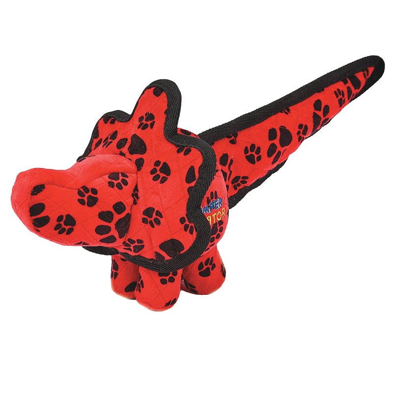 CHOMPERS Chomper WB11516 Dog Toy, Gladiator Tuff Dino, Assorted