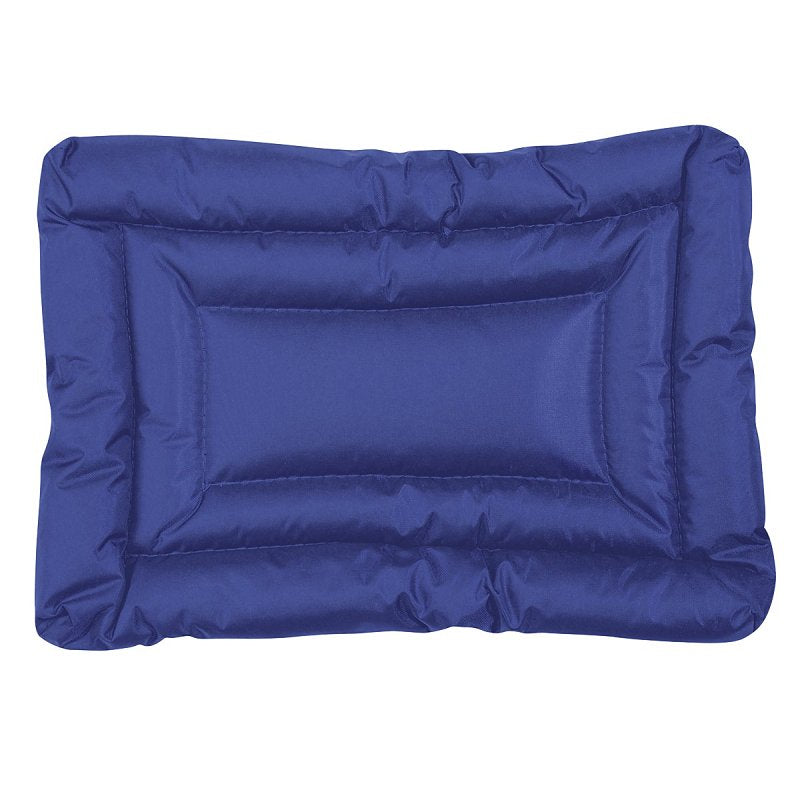 SLUMBER PET Slumber Pet ZA210 30 19 Dog Bed, 30 in L, 19 in W, Nylon Cover, Royal Blue