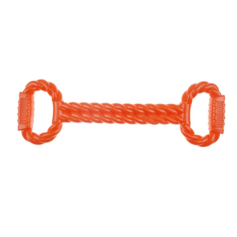 INFINITY PET Infinity ZD2057 12 Dog Toy, Tug with Handle, Thermoplastic Rubber, Orange