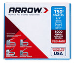 ARROW Arrow T50 Series 504IP Staple, For: ETF50PBN, ETFX50, CT50, 5100 Stapler, 3/8 in W Crown, 1/4 in L Leg HARDWARE & FARM SUPPLIES ARROW