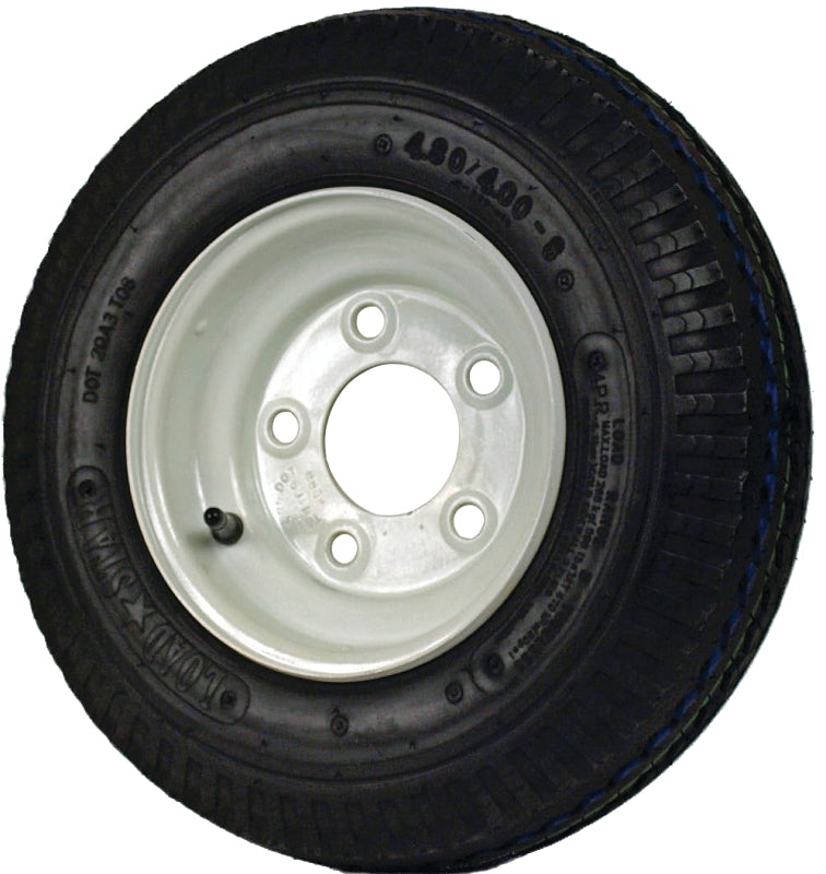 MARTIN WHEEL MARTIN Wheel DM408B-5I Trailer Tire Assembly, 480-8 Tire, 21 in Dia Tire, K371 Tread, Rubber Tire AUTOMOTIVE MARTIN WHEEL
