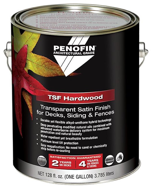 PERFORMANCE COATING INC Penofin FAHNSGA Transparent Hardwood Coating, Satin, Natural, Liquid, 1 gal, Can PAINT PERFORMANCE COATING INC