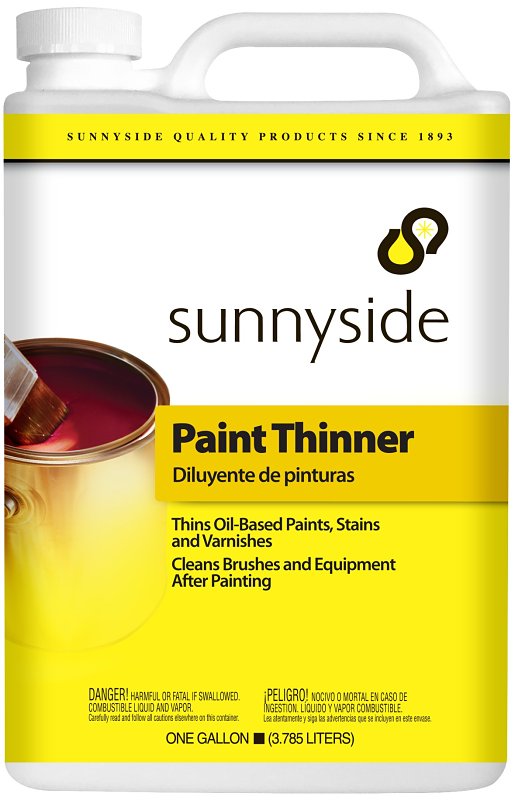 SUNNYSIDE Sunnyside 701G1 Paint Thinner, Liquid, Petroleum, Clear, 1 gal Bottle