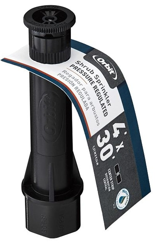 ORBIT IRRIGATION PRODUCTS Orbit 54274 Shrub Head Sprinkler, 1/2 in Connection, Female, 1 to 10 ft, Center Strip Nozzle, Plastic