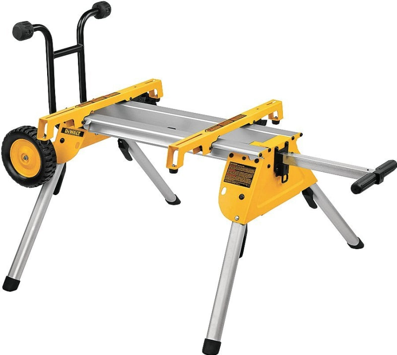 DEWALT DEWALT DW7440RS Rolling Table Saw Stand, 200 lb, 19-3/4 in W Stand, 33-1/2 in D Stand, 9 in H Stand, Aluminum