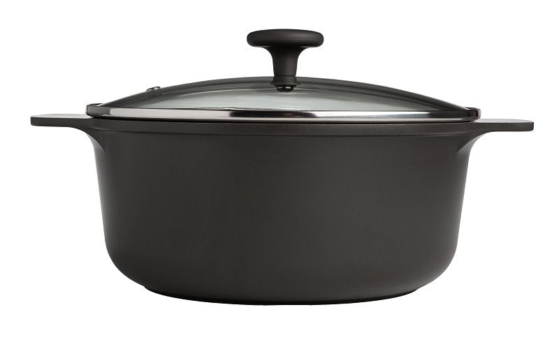 ECOLUTION Ecolution Aria Series EH12665-AS Dutch Oven, 7 qt, Aluminum, Charcoal, Comfort-Grip, Soft Touch Handle HOUSEWARES ECOLUTION
