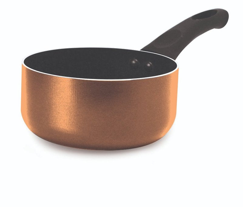 ECOLUTION Ecolution Elements EECO-2814 Non-Stick Saucepan, 1 qt Capacity, Aluminum, Copper, Ergonomic Handle HOUSEWARES ECOLUTION