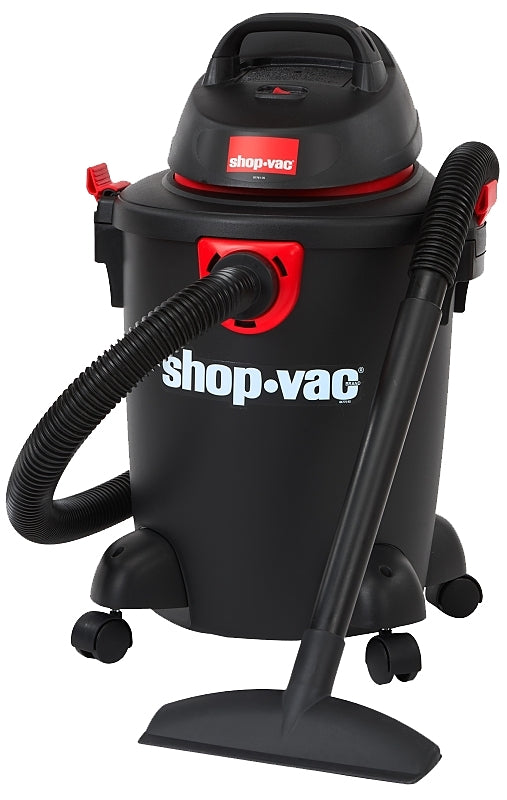 SHOP-VAC Shop-Vac 5985005 Wet and Dry Vacuum, 6 gal, Cartridge, Dry, Foam Sleeve, 3.5 hp, Black OUTDOOR LIVING & POWER EQUIPMENT SHOP-VAC