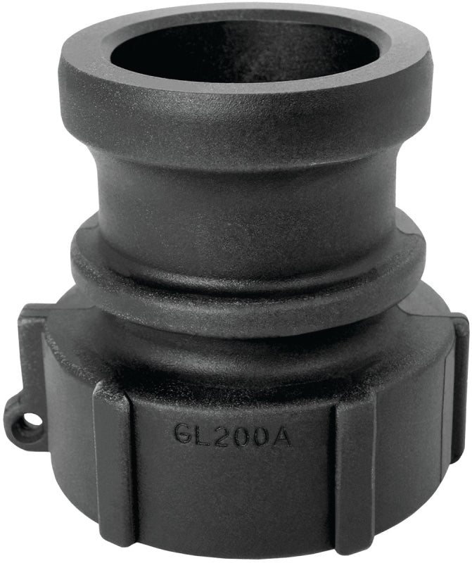 GREEN LEAF Green Leaf GLP150A Cam Lever Coupling, 1-1/2 in, Male x FNPT, Polypropylene