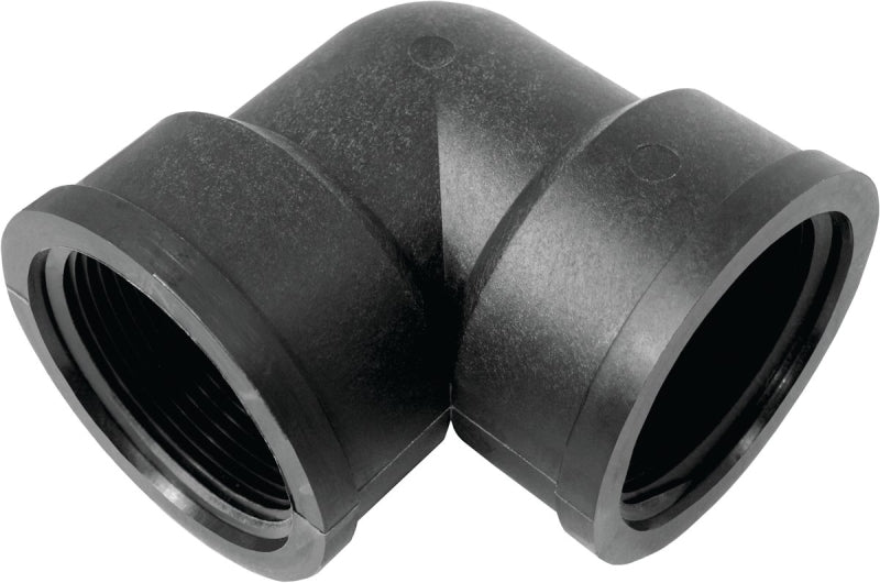 GREEN LEAF Green Leaf ELF112P Pipe Elbow, 1-1/2 in, FPT, 90 deg Angle, Polypropylene